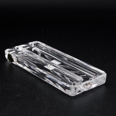 Waterford Crystal Lyndon Pen Tray Cut Glass Desk Accessory Ireland sticker & Box