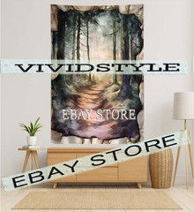 Woodland Path Tapestry Rosewood Trail warm tones rustic woodland 39X59 in