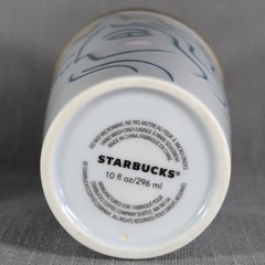 Starbucks 2017 Anniversary Ceramic Tumbler 10oz Glossy Finish