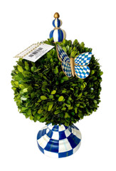 MacKenzie-Childs Royal Check Real Tree Architect’s Centerpiece Medium New, Box
