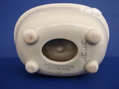 RARE Vintage 1975 Fitz & Floyd Man in Bathtub Soap Dish Whimsical Collectible