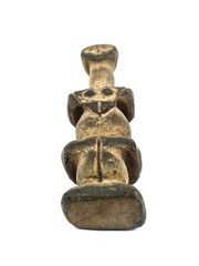 Neolithic Stone Idol Worshiper Figure Ancient Fertility Sculpture Artifact