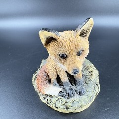 Arden Sculptures Collection Made In Britain Figurine Fox Figurine Resin Decor