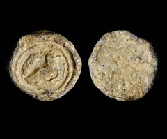 Roman Lead Tessera Alexandria Imperial Eagle Artifact Egypt Antiquity 20mm