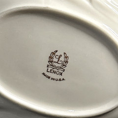 Vtg Medium Lenox Swan Centerpiece 9” Candy Trinket Centerpiece Dish
