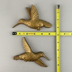 Vintage Homco Gold Plastic Wall Shelf Wall Sconce Candle Holders Birds Lot of 5