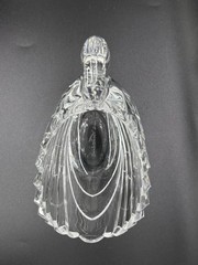 Gloria Vanderbilt 24% Lead Crystal Glass Swan Candy Dish Bowl Germany Signed