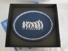 WGC 2006 Amex Golf Championship Wedgwood Blue Jasperware 10″ Golfing Tray #13