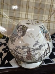 Retired Mackenzie Childs Aurora Enamel Medium 5” Vase With Ribbon