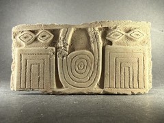 MUSEUM QUALITY ANCIENT N EASTERN STONE CARVED ALL SEEING EYE IDOL – CA 3000 BCE