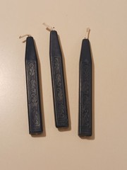 Vintage Stamp W Franklin Mint 1970s Sealing Wax Sticks Blue 3x Patent Pending
