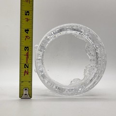 Unbranded Glass Crown Dish Trinket Holder