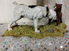 Lowell Davis “Sexual Harassment” Two Dogs Signed Red Oak II General Store