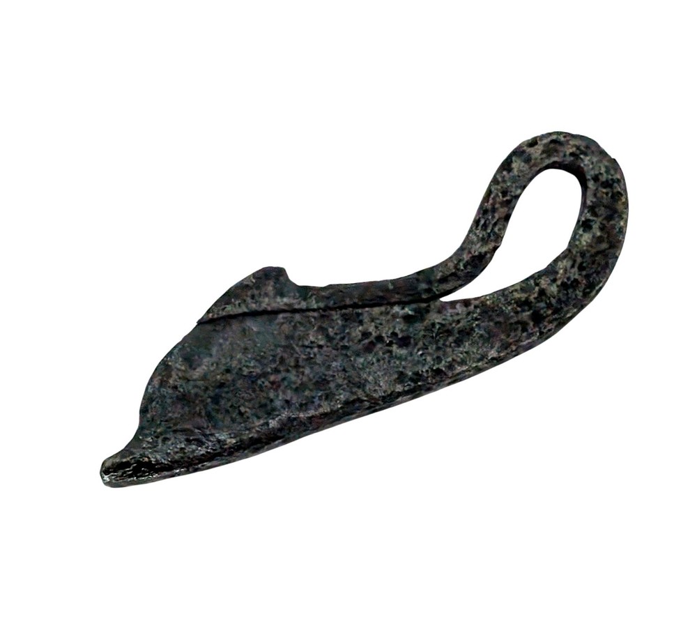 Authentic Viking Age Iron Fire Striker – Jörmungandr Serpent Form