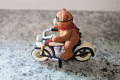 Brown Bear Motorcycle Cruiser Figurine
