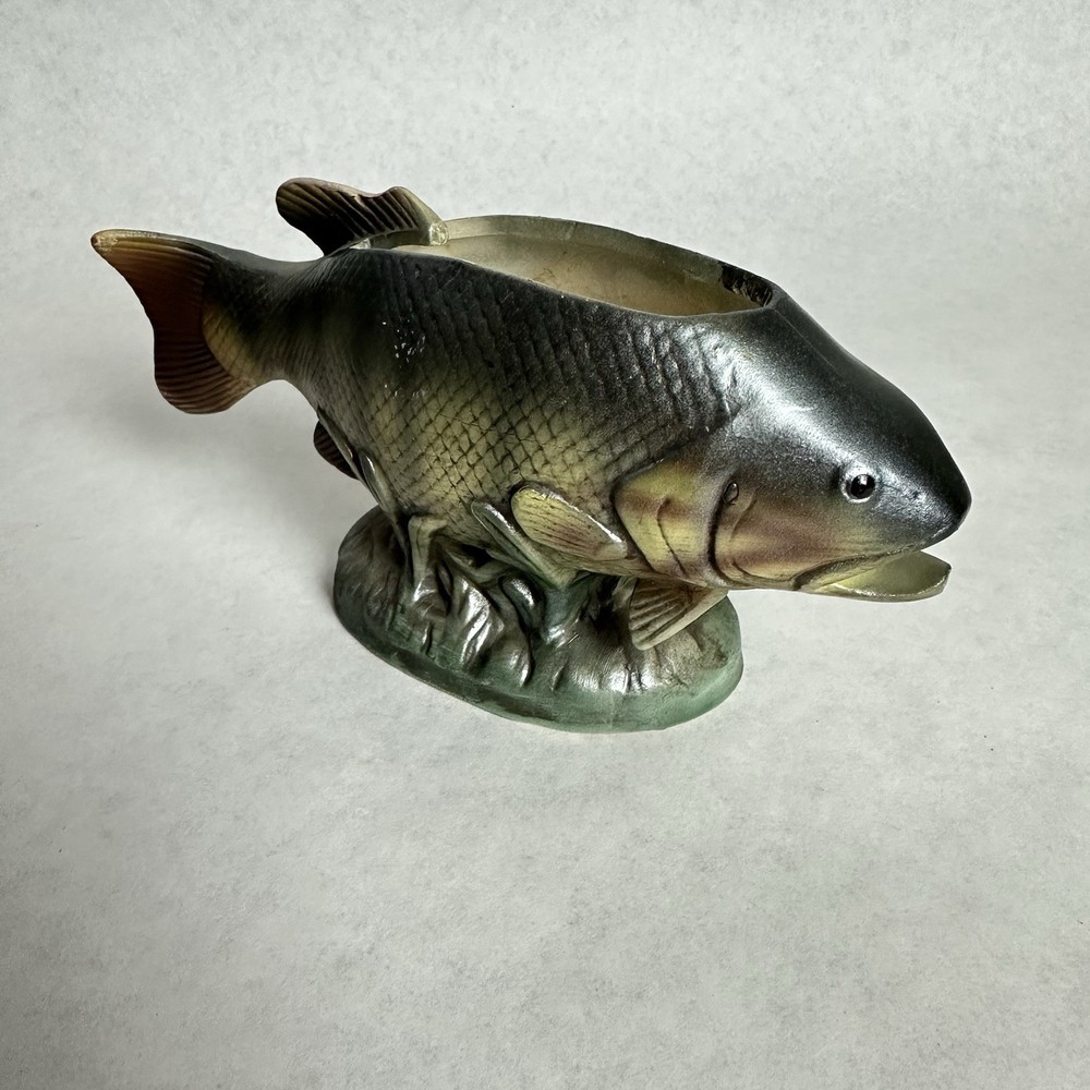 Vintage Napcoware Black Bass C-6462 Fish Planter