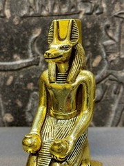 Authentic Ancient Egyptian Antiques Rare of God Anubis Statue Figurine BC