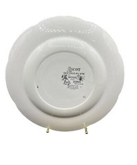 Ascot Service Plate By Wood And Sons Decorative Only English Cottage Village 10”