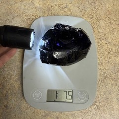 XL Monatomic Andara crystal Dark Purple