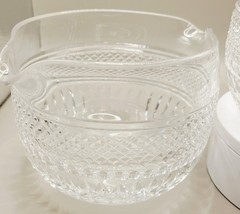 Edwardian Irish Hand Cut Crystal Wine Rinsers, Very Unique, Quality Pieces