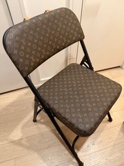 Louis Vuitton Classic Monogram – Folding Chair by Sarah Coleman – RARE
