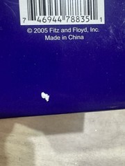 Fitz and Floyd Jiggling Halloween Frankenstein. With Box. Cute! 2005 Bobble Head