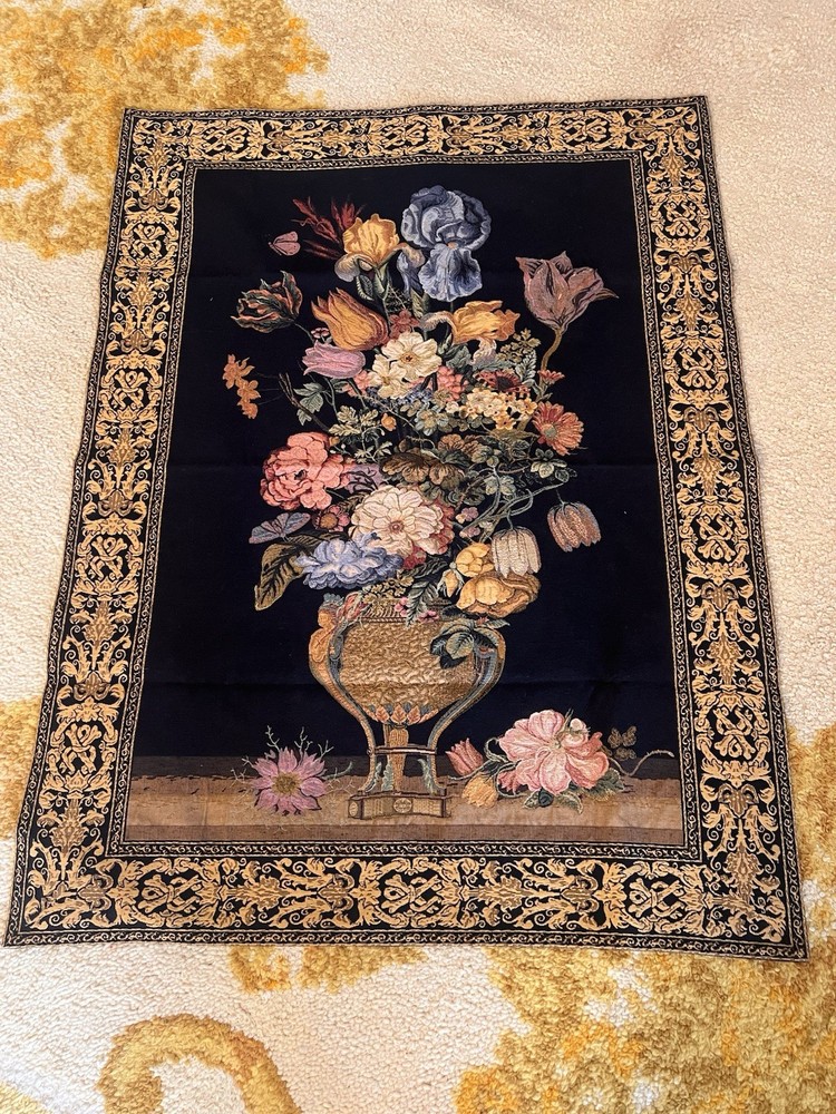 Heavy Flemish Tapestry. 36.5 X 49.5. 4″ Pocket. Lined. $471 . Authentic. B75