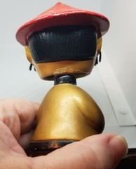 Vintage 1950’s CDGC Red Hat Asian Female Bobblehead Japan