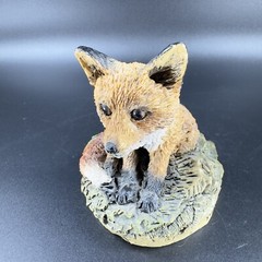 Arden Sculptures Collection Made In Britain Figurine Fox Figurine Resin Decor