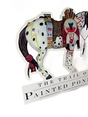 2003 Westland Trail of Painted Ponies Horse Cardboard Display Sign Promo 16″x14″