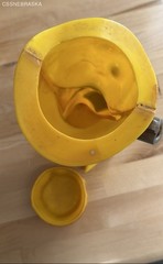 Aladdin Lil’ Cowboy Little Western Boy Yellow Plastic Milk Pitcher