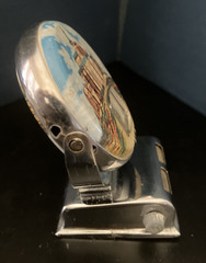 Vintage Mont Saint Michel Perpetual Flip Chrome Desk Calendar France