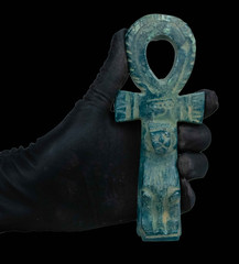 Ancient Egyptian Antiques Rare Ankh Key of Life Figurine Authentic BC