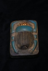 Ancient Egyptian Antiques Scarab Statue Handmade Stone Artifact Figurine