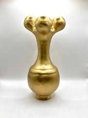 Poporo Rustic Golden in Hollow Clay, Quimbaya Culture