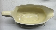 Old/Vintage Dish by W. S. George “LIDO” Canarytone USA #297A Loc#E52