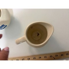 vtg. NESTLE La Lechera Creamer, sugar bowl and mixing bowl set