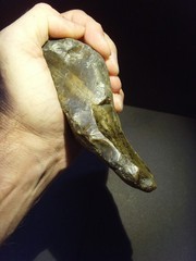 Lower Paleolithic – Fine Acheulean cleaver/scraper c.450,000 BP.