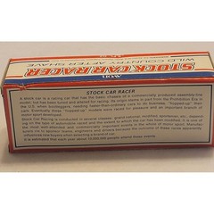 VTG Avon Stock Race Car Decanter 90% Collectible vanity Blue Glass Bottle w/ Box