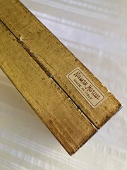 VTG Neiman Marcus Gold Leaf Folding Hinged Diptych Panels; “Annunciation”; ITALY