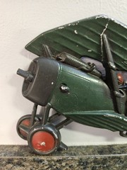 Vintage Sexton Metal Airplane Wall Hanging / Wall Art