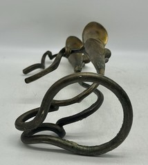 Jack Brubaker Signed, Brutalist Calla Lily Candleholders, Flowers