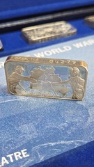 10 oz + WWII Great Events European Theater Lincoln Mint 12pc .925 Silver (≈17oz)