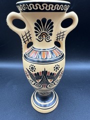 Greek Vase Dionysus Satyres by D. Vassilopoulos M.F.138 Louvre Museum Replica