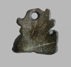 300 BC Ancient Greek Carved Engraved Gemstone Pendant Medallion Amulet Griffin