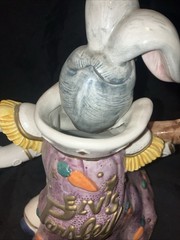 Fitz & Floyd Elvis Parsley Rabbit Pitcher