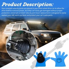 CVS18 Universal Split Constant Velocity Gaiter, Universal CV Boot Kit Split Join