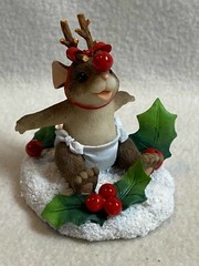 Fitz and Floyd – Charming Tails – ‘The Littlest Reindeer’ – Original Packaging