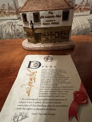 Lilliput Lane Complete 12-Cottage Collection w/ Boxes & Deeds Rare Retired Lot
