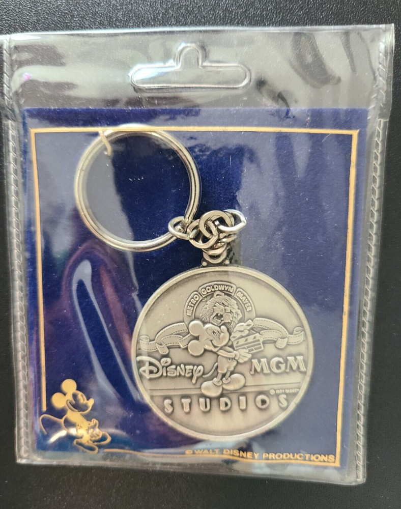 Disney MGM Studios Keychain Opening Spring 1989 Original Packaging Sleeve